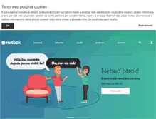 Tablet Screenshot of netbox.cz